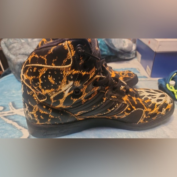 Jeremy Scott Leopard Shoes Size 12 - Picture 2 of 4